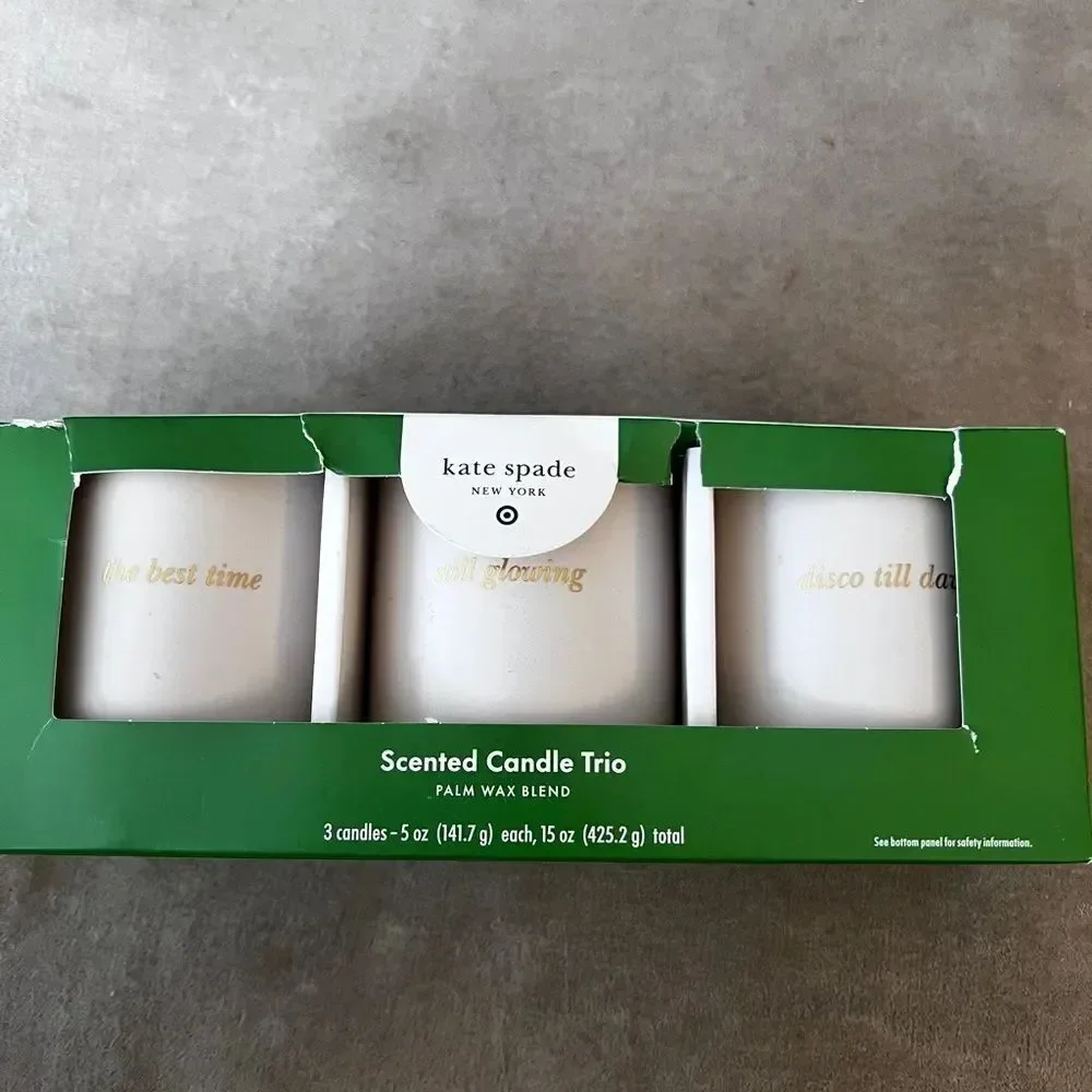 Kate Spade x Target Scented Candle Trio - New